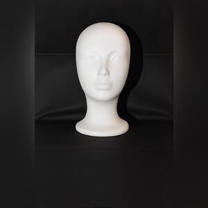 Mannequin Head - Styrofoam - white